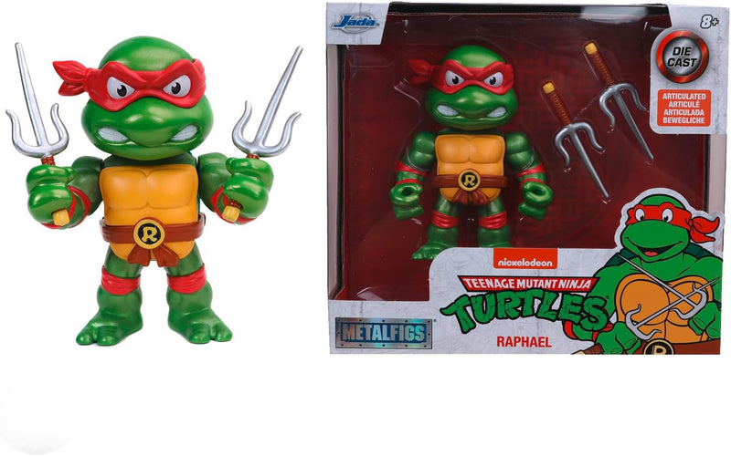 Jada Teenage Mutant Ninja Turtles Raphael 4" Die Cast Figure - Image 5