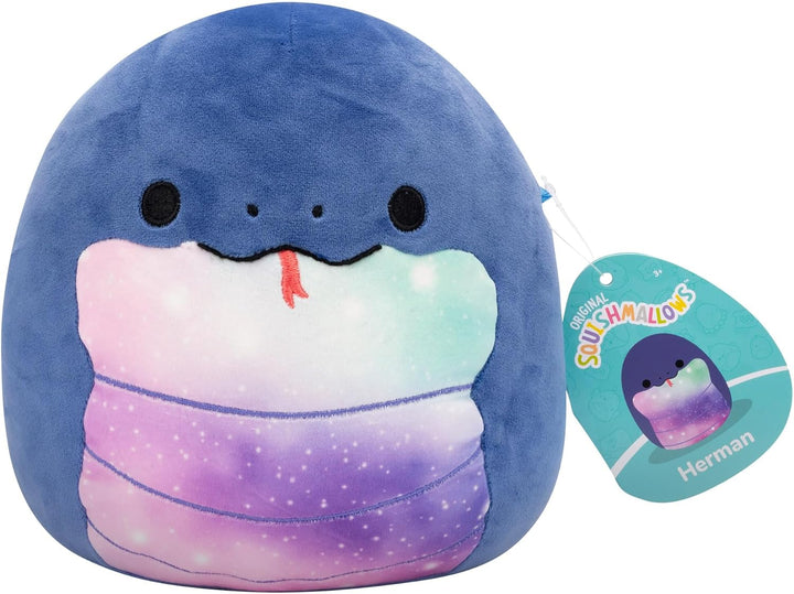 Squishmallows Herman the Navy Blue Snake 7.5" Plush