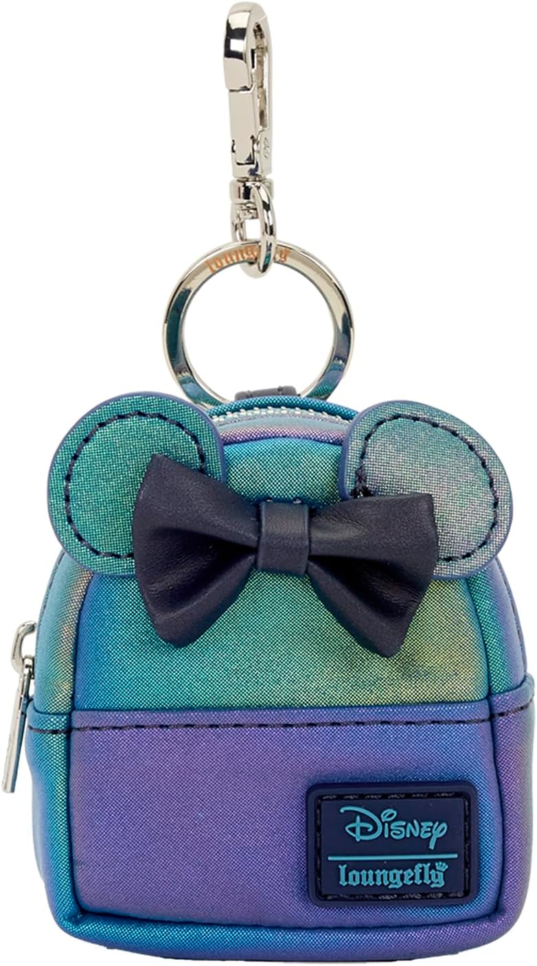 Loungefly - Disney Minnie Mouse Glitter Mini Backpack Charm back view