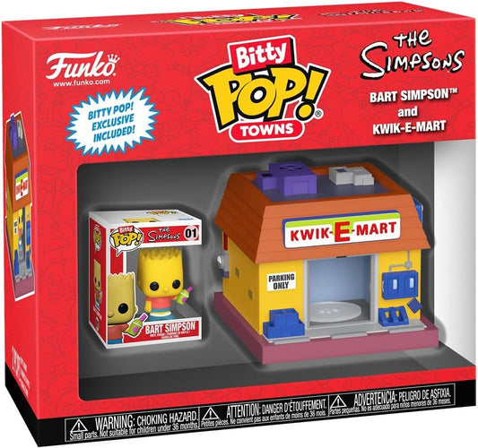 Bart Simpson and Kwik-E-Mart The Simpsons Funko Bitty Pop! Town Vinyl Figure