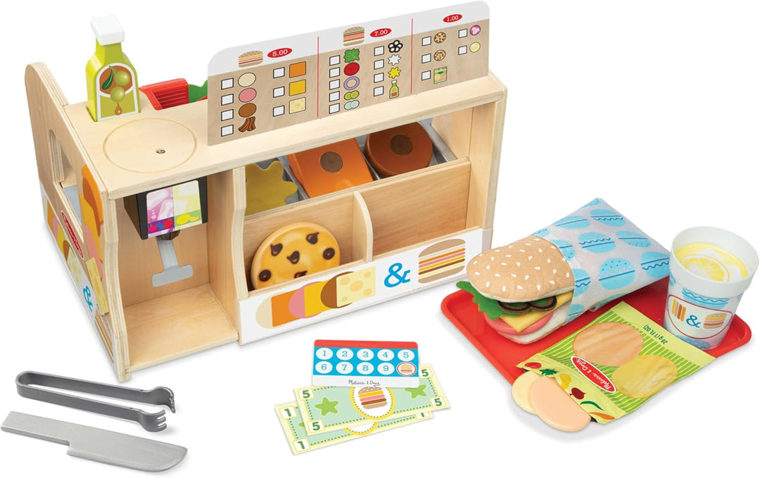 Melissa & Doug Slice And Stack Sandwich Counter Toy Shop