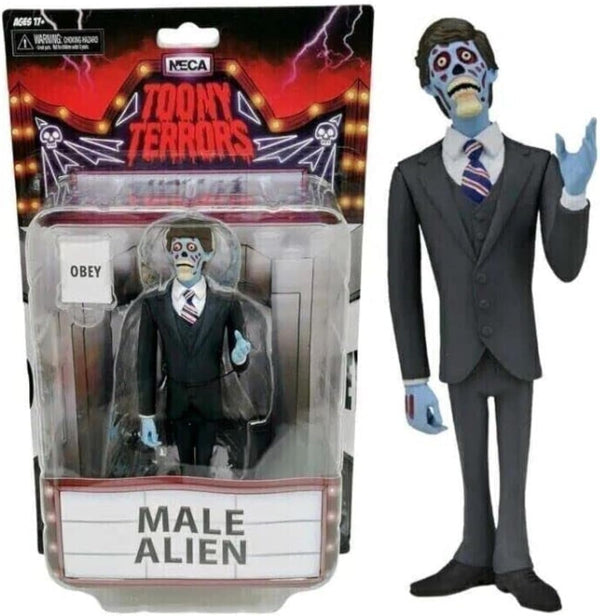 Male Alien They Live Toony Terrors Series 7 6-Inch Action Figure