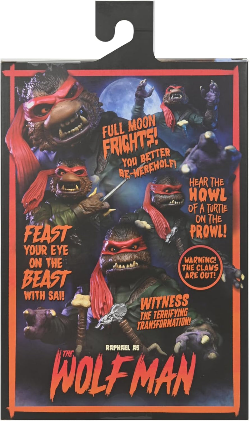 TMNT / Universal Raphael As The Wolf Man 7" Scale Action Figure Universal Monsters X Teenage Mutant Ninja Turtles (view 3)