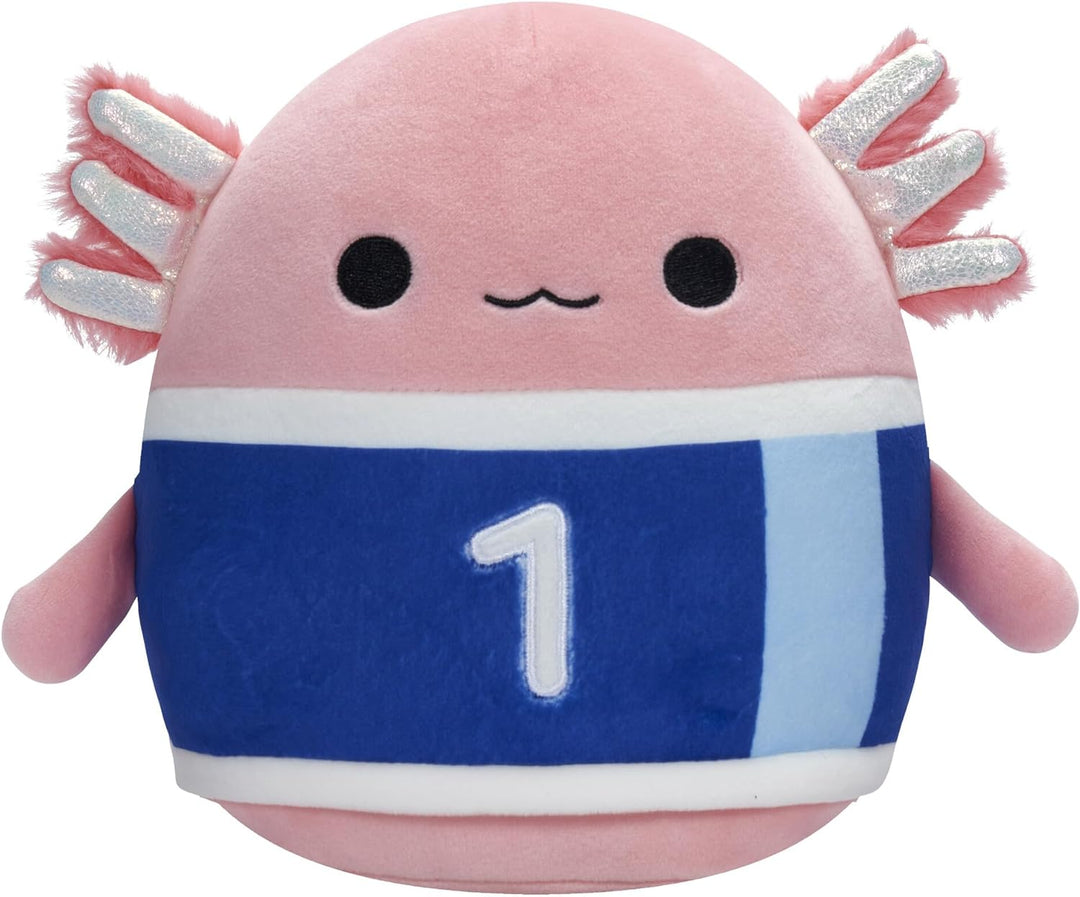 Squishmallows 7.5" Axolotl W/Soccer Jersey Plush