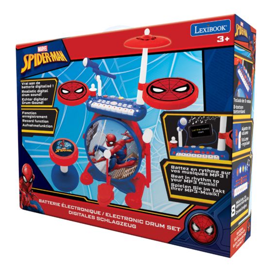 My Rock Band Spider-Man Electronic Drums With Seat