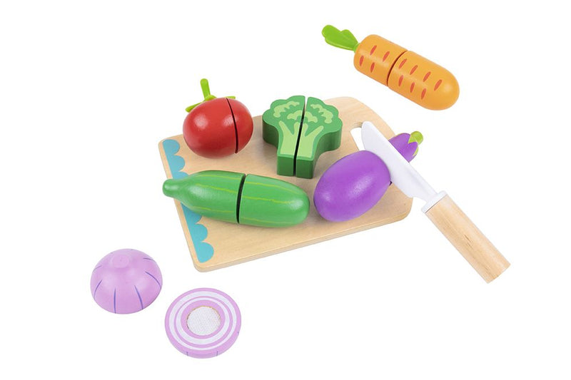 Wooden Cutting Vegetables - Image