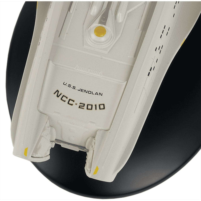 U.S.S. Jenolan NCC-2010 Starship Model Die Cast Ship (Eaglemoss / Star Trek), rear view