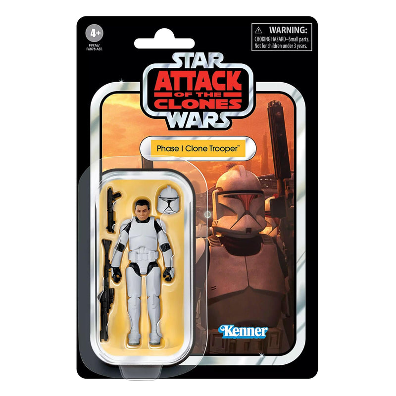 Phase Clone Trooper Figure Star Wars Vintage Collection, side angle