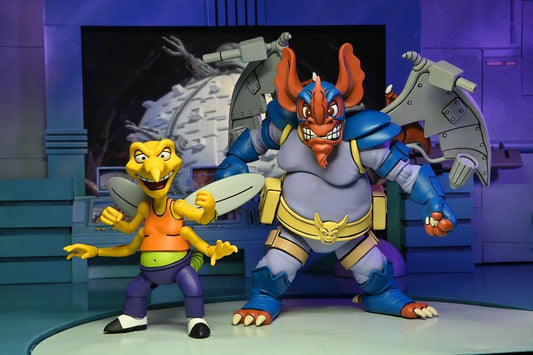 TMNT Cartoon Wingnut And Screwloose 2-Pack 7" Scale Action Figures - Reduction - Teenage Mutant Ninja Turtles (view 2)