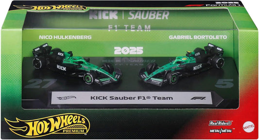 Hot Wheels Premium Formula 1 2-Pack: Stake F1 Team Kick Sauber