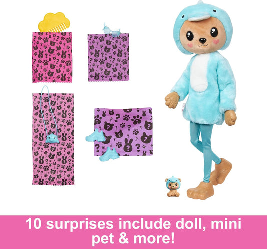 Barbie Cutie Reveal Teddy Bear as Dolphin, alternate view