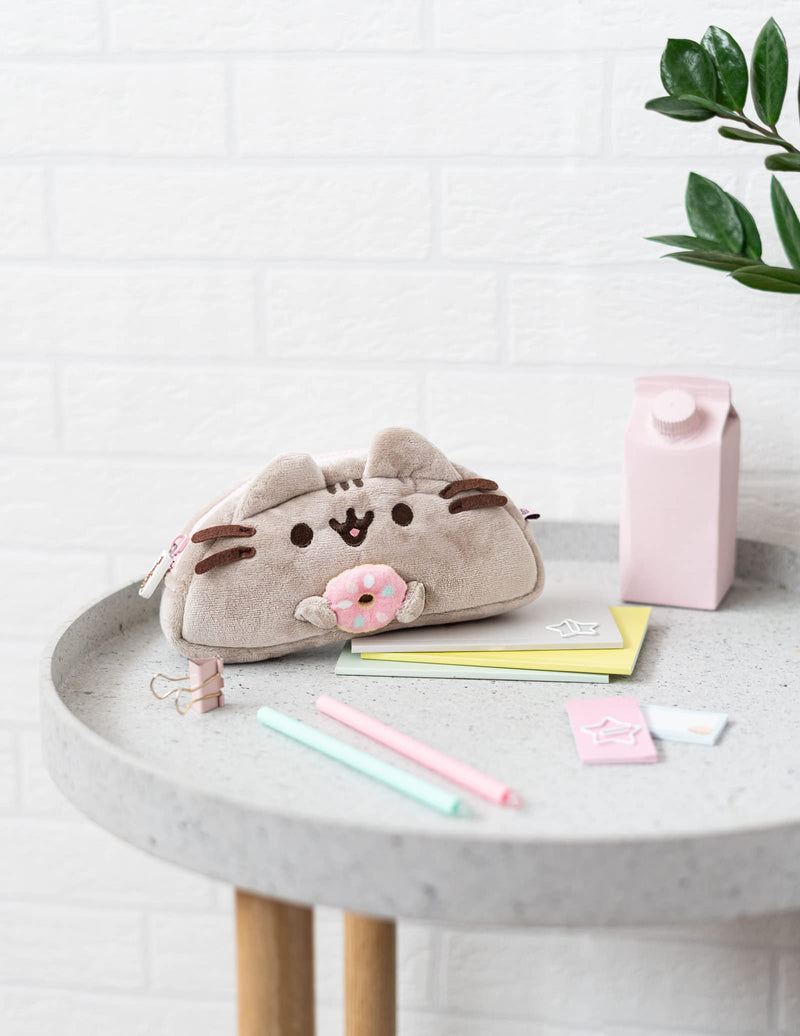 Pusheen Foodie Collection Pencil Case and Mobile Holder close up detail