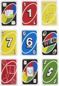 UNO Triple Play Card Game, close-up detail