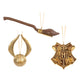 Harry Potter - Golden Snitch, Nimbus 2000 and Hogwarts Crest