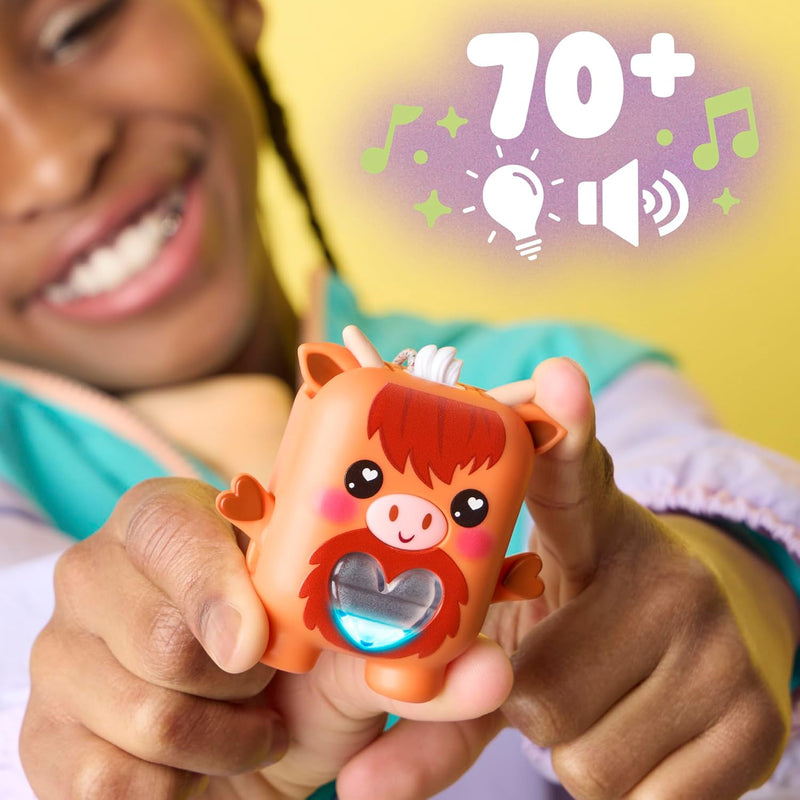 Nano Mals Cowbert the Highland Cow Electronic Fidget Pet - Image 4