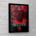 Stranger Things 5 (Vecna Sky) 30cm x 40cm Framed Print
