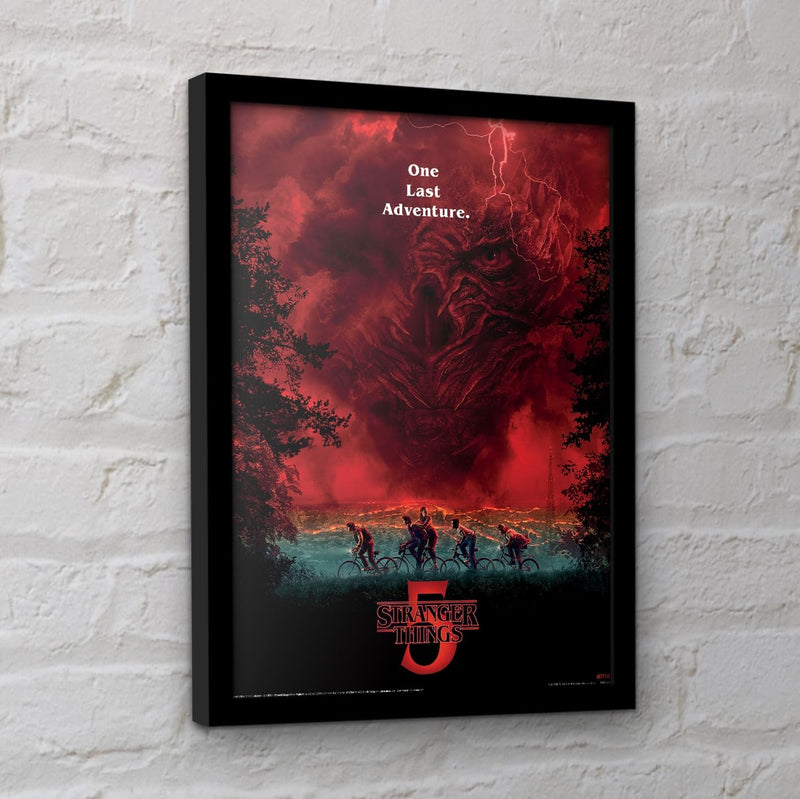 Stranger Things 5 (Vecna Sky) 30cm x 40cm Framed Print