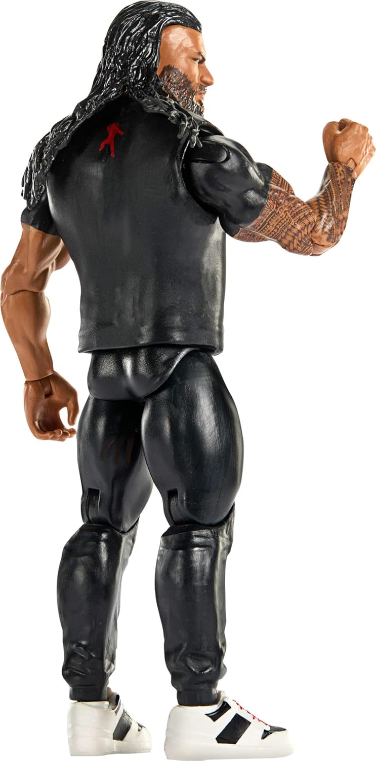WWE Main Event Series Roman Reigns 6 Action Figure, close-up detail