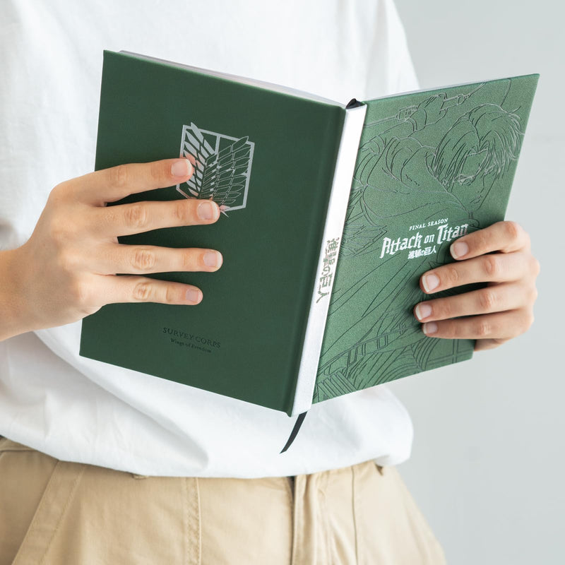 A5 Attack on Titan Premium Notebook design detail
