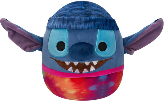 Squishmallows 8''Stitch Tie Dye Wearing Beanie Plush