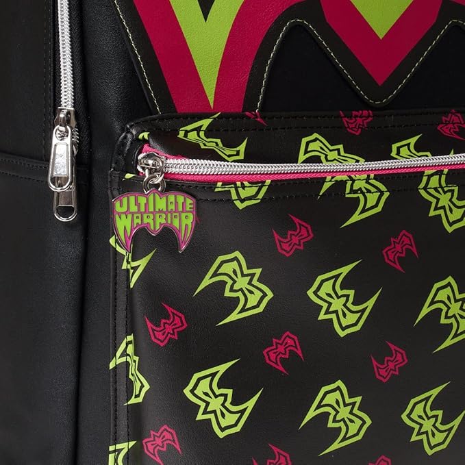 Loungefly WWE Ultimate Warrior Backpack, side angle