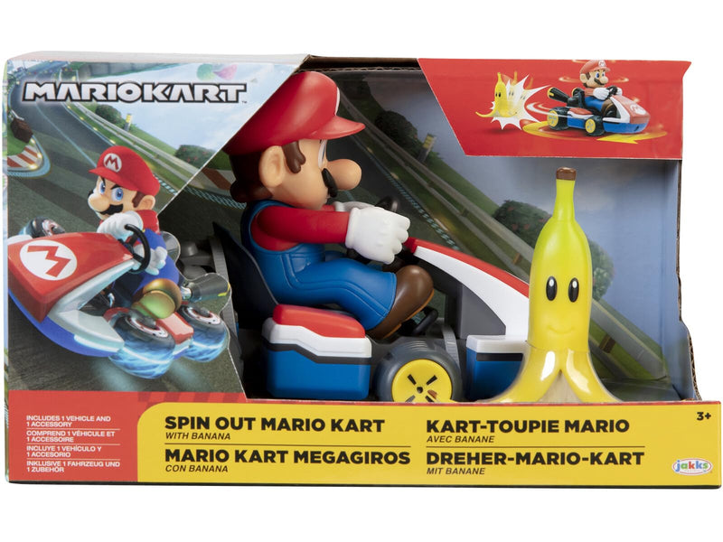 Nintendo Mario Kart 2.5" Mario Racer Vehicle, side angle