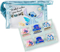 Disney Stitch Hair Clip Set & Travel Bag