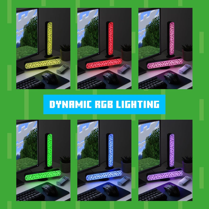 Minecraft LED Light Bar Dual Pack with Remote Control