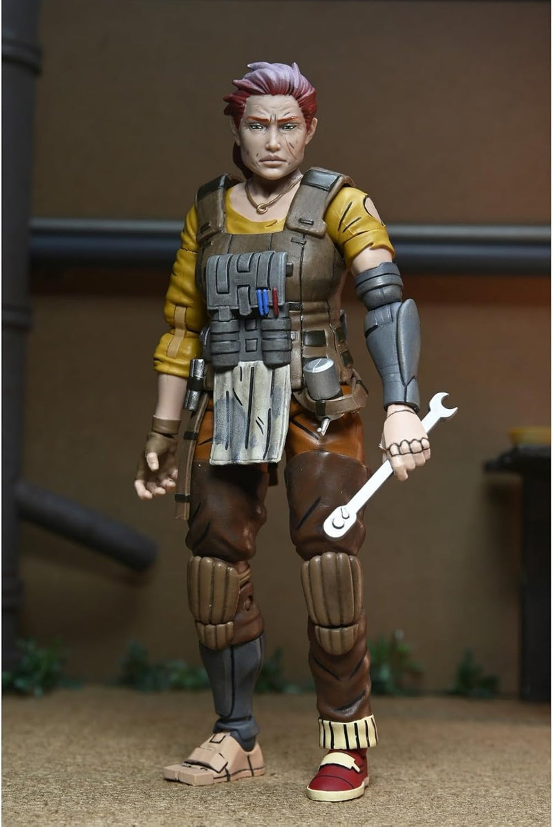 TMNT Comic The Last Ronin - The Lost Years - Grammy April With Baby Yi And Moja (TMNT Comic Book Series) 7" Scale Action Figure Teenage Mutant Ninja Turtles (view 4)