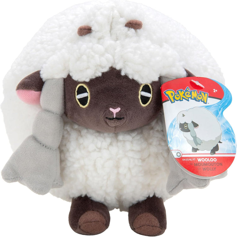 Pokemon WOOLOO PLUSH - 8-Inch, side angle