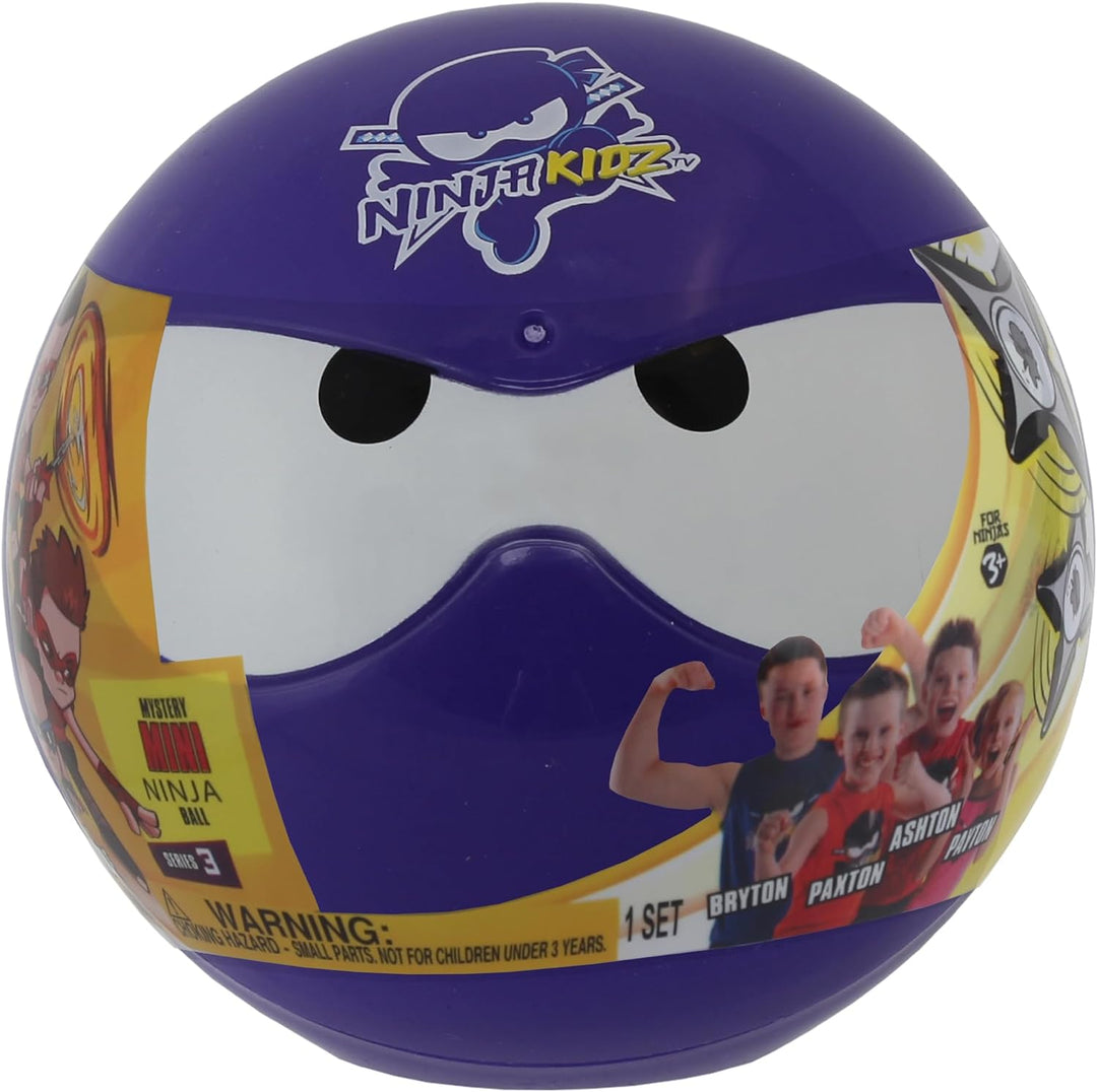 Mystery Ball Series 3 Ninja kidz Collectible Mini Ninja Head