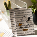 Snoopy Lazy Days Pack of 3 A5 Notebooks side angle