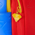Loungefly - DC Superman Full Size Backpack close up detail