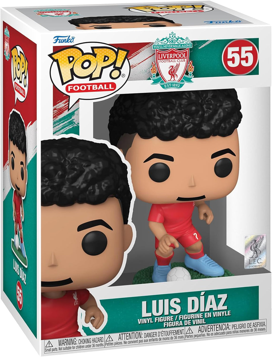 Luis Diaz Liverpool Funko POP!Football Vinyl Figure