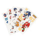 Sonic The Hedgehog Reusable Tech Stickers 56 Pack