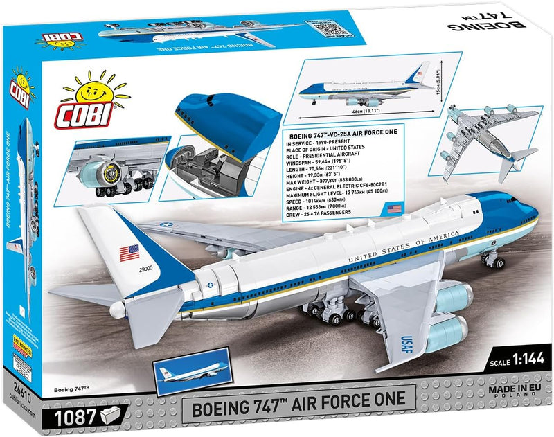 Cobi 26610 Boeing 747 Airforce One 1087 pcs - Image 8