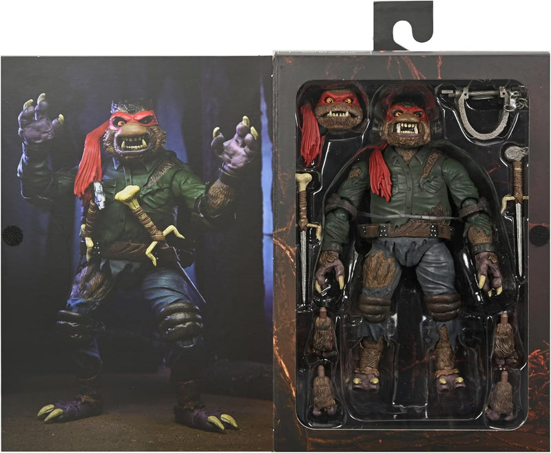 TMNT / Universal Raphael As The Wolf Man 7" Scale Action Figure Universal Monsters X Teenage Mutant Ninja Turtles (view 4)