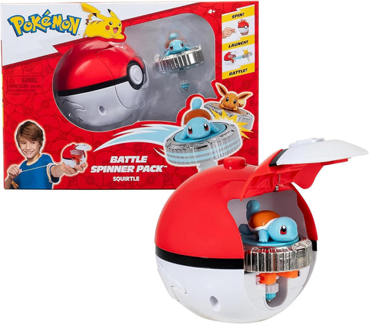 Pokemon Battle Spinning Top and Poke Ball Launcher Squirtle