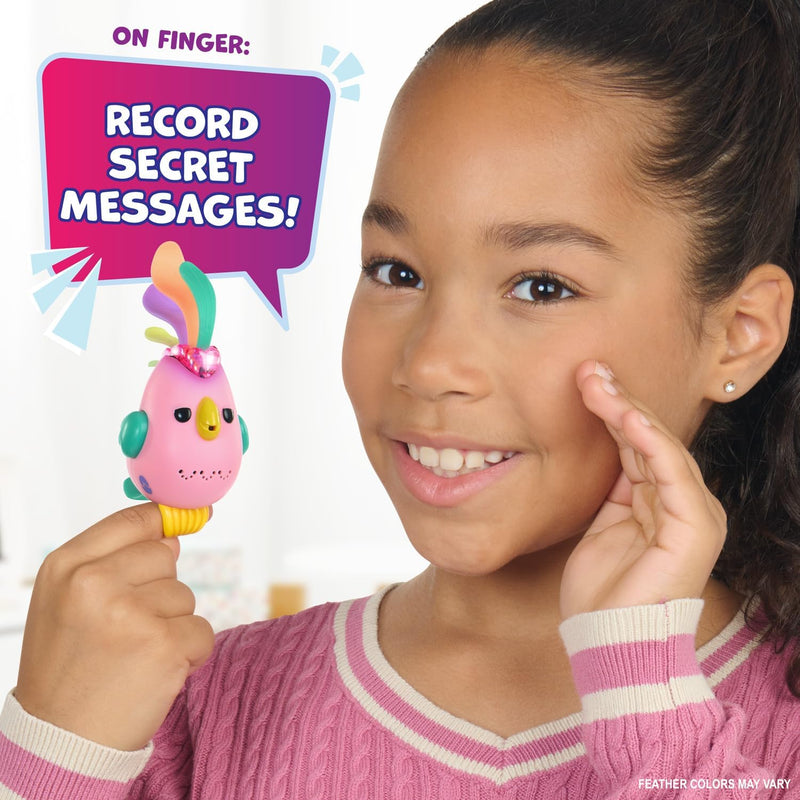 Fingerlings Sweet Tweets Interactive Bird: Lionel, packaging shot