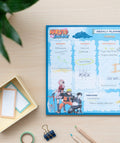 Naruto Shippuden A4 Weekly Planner close up detail