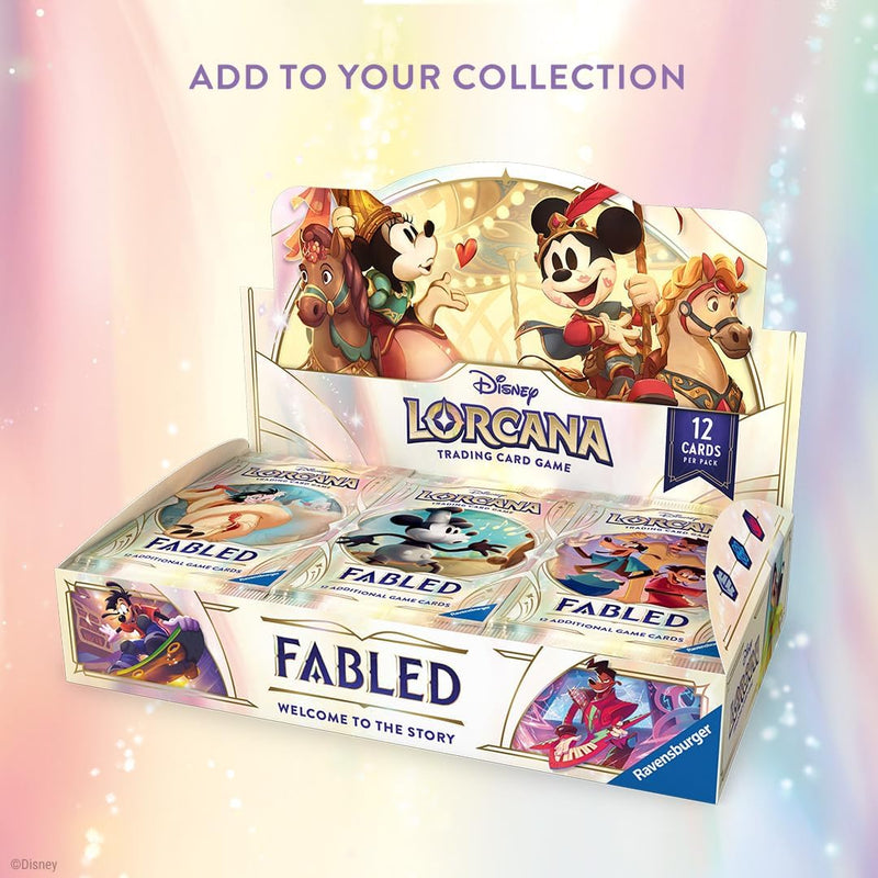 Disney Lorcana Trading Card Game - Fabled Booster Pack Display (24) - Set 9, alternate view