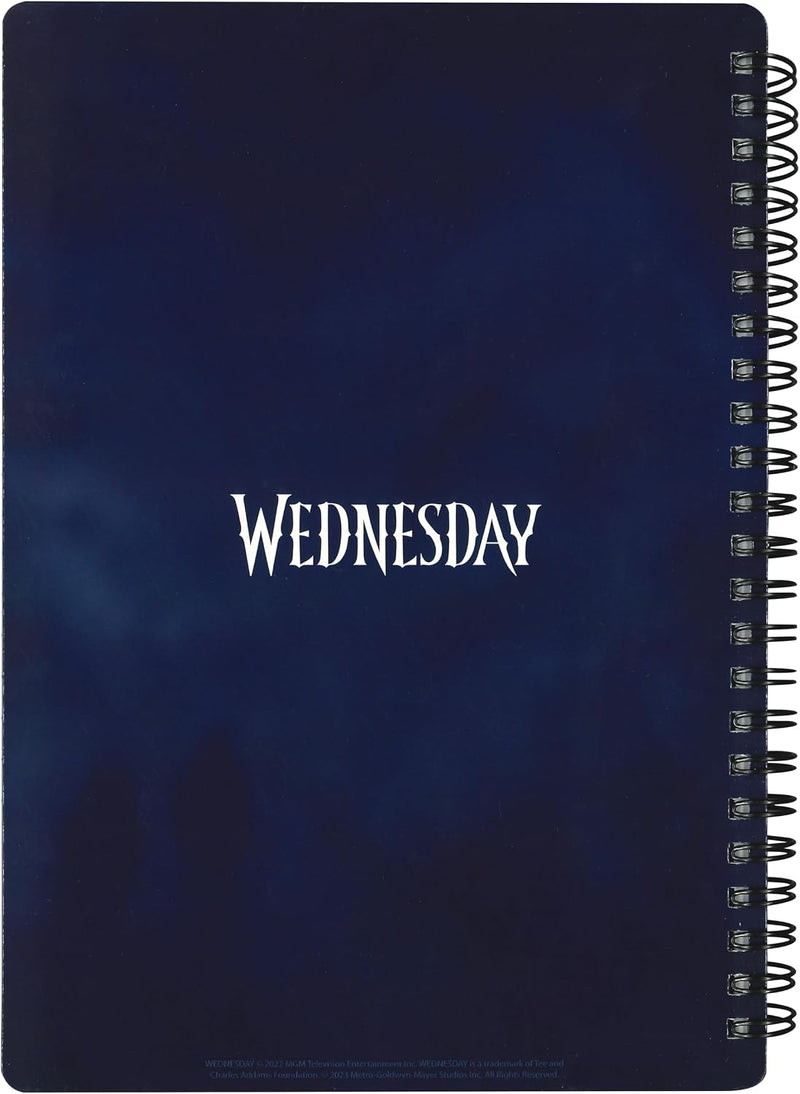 Wednesday 3D Effect Notebook - Rain Wednesday (Addams Family Netflix) (view 3)