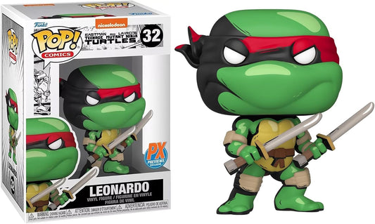 Leonardo Teenage Mutant Ninja Turtles Black and White PX Previews Exclusive Funko Pop! Vinyl Figure