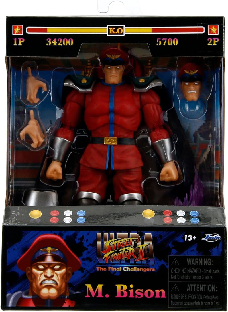 M. Bison Street Fighter Action Figure side angle
