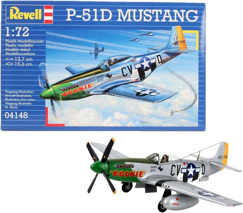 REVELL 04148 P 51D Mustang 1:72 Scale Model Plane