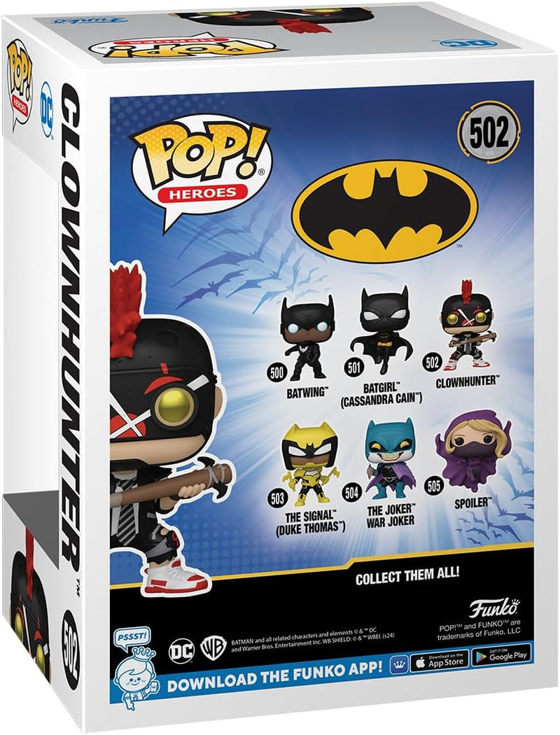 Funko POP! Heroes: Batman WZ - Clownhunter, side angle