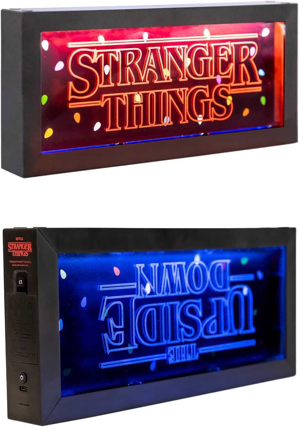 Stranger Things The Upside Down Logo Light