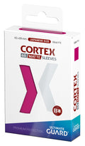 Ultimate Guard Cortex Sleeves Matte Pink Japanese Size 60, rear view