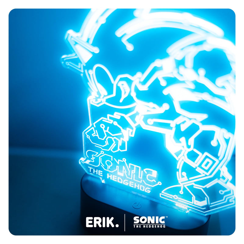Sonic Speed Crcuit LED Table Lamp view 3