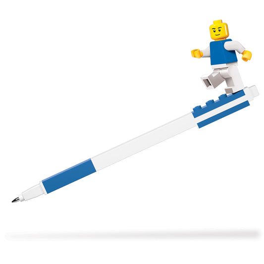 LEGO Blue Gel Pens with Minifigure